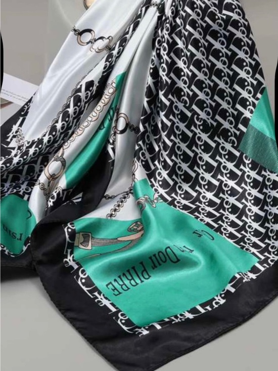Dior Accessories - Luxury Patterned Satin Scarf